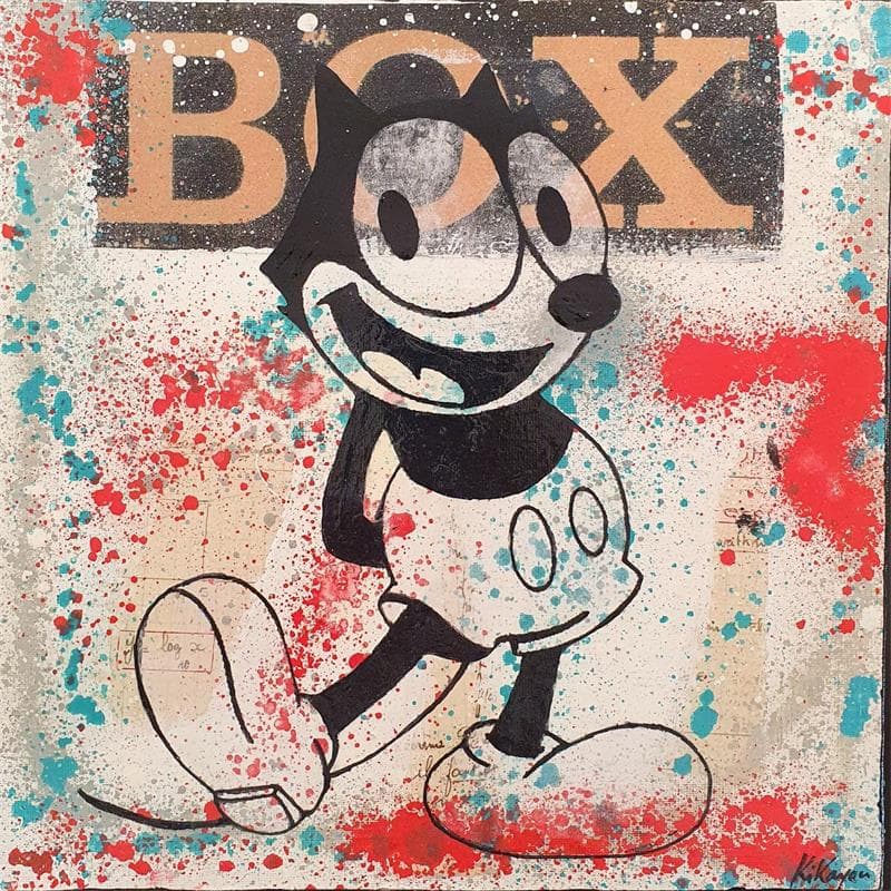 Painting Félix by Kikayou | Painting Pop-art Graffiti Pop icons