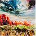 Gemälde SEDONA LANDSCAPE IN THE WIND von Reymond Pierre | Gemälde Figurativ Landschaften Öl