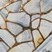 Painting Agate Kintsugi by Baroni Victor | Painting Abstract Mixed