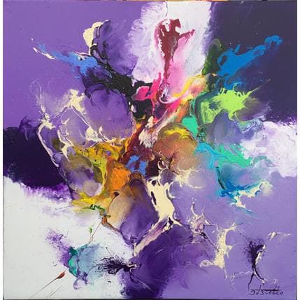 Painting Violette 03.05 by Zdzieblo Thierry | Painting  Acrylic