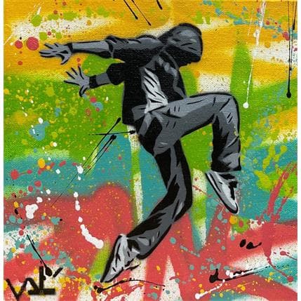 Painting Sans titre by Valérian Lenud | Painting Street art Graffiti, Mixed Life style