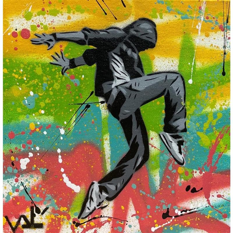 Peinture Sans titre par Lenud Valérian  | Tableau Street Art Graffiti scènes de vie