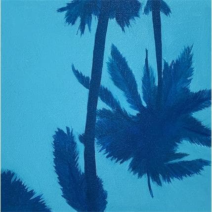 Peinture Bleu Saphir par Al Freno | Tableau Figuratif Huile