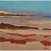 Peinture Marée basse et algues rouges par PAPAIL | Tableau Figuratif Paysages Huile