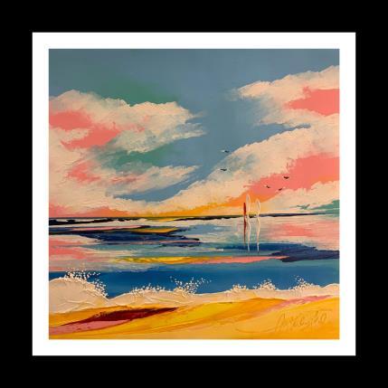 Painting L'amour avec la mer by Fonteyne David | Painting  Acrylic