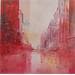 Painting A l'aurore by Levesque Emmanuelle | Painting Abstract Urban Oil