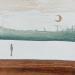 Gemälde Dolce e' la notte von Roma Gaia | Gemälde Figurativ Alltagsszenen Minimalistisch Holz Sand