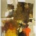 Peinture wonderful Time par Virgis | Tableau Abstrait Minimaliste Huile