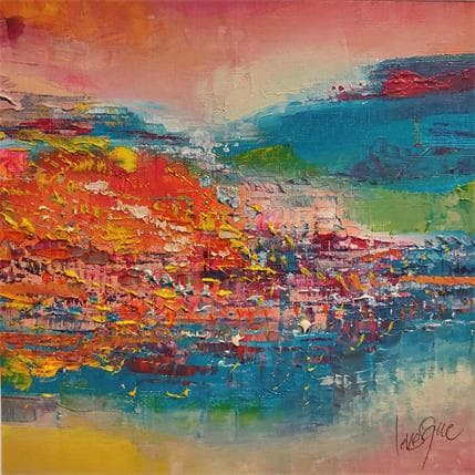 Painting Hope by Levesque Emmanuelle | Painting Abstract Oil Landscapes, Pop icons