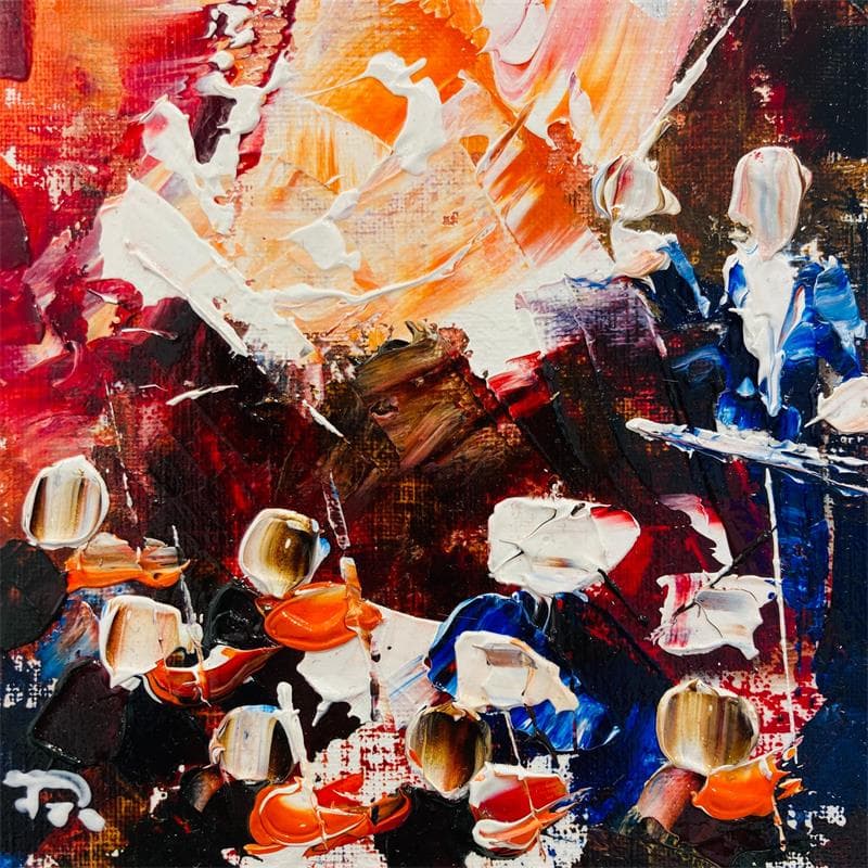 Painting Chef & Orchestre 1 by Reymond Pierre | Painting Figurative Oil