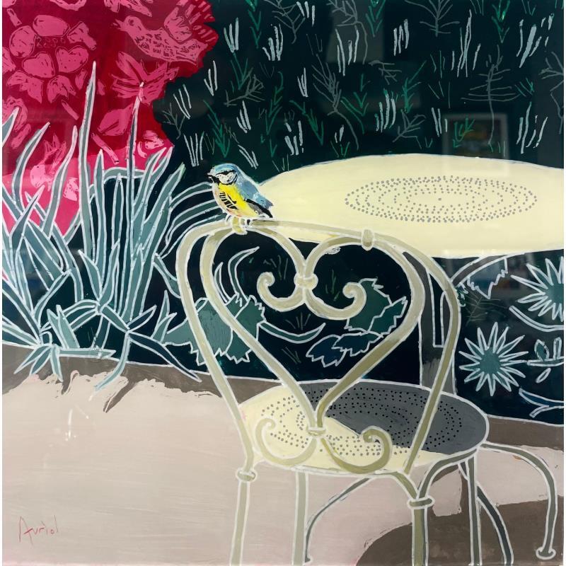Painting L'oiseau dans le jardin by Auriol Philippe | Painting Plexiglass Acrylic Posca