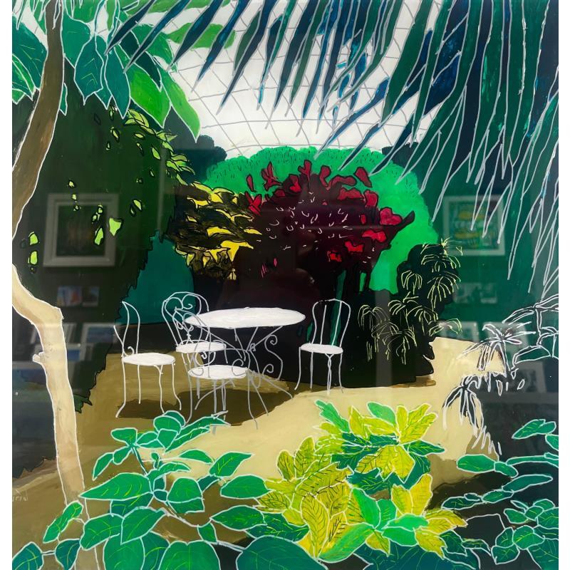 Painting Le salon dans la serre  by Auriol Philippe | Painting Plexiglass Acrylic Posca