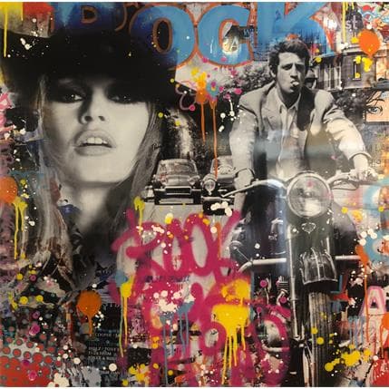 Painting Very French by Novarino Fabien | Painting Pop art Mixed Pop icons