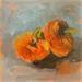 Painting TOMATES PLATES by Morales Géraldine | Painting Figurative Oil still-life