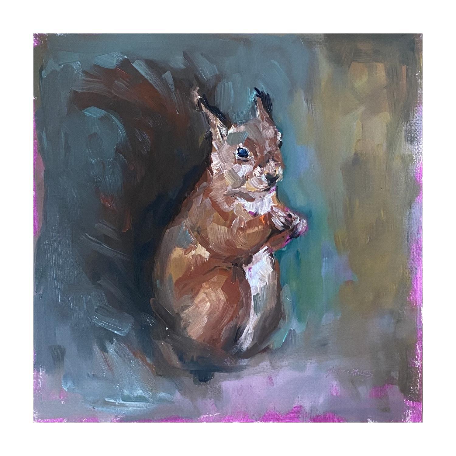 Portrait encadré d'écureuil Maison des forêts de Darnétal Darnétal samedi  16 mars 2024