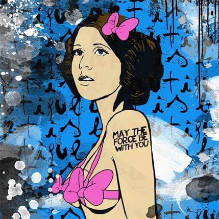 Painting Fucking perfect by Misako | Painting Street art Mixed Pop icons