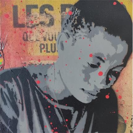 Painting No pub  by Doisy Eric | Painting Street art Mixed Pop icons