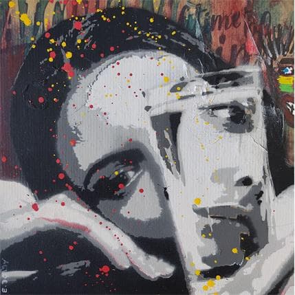 Painting Le verre by Doisy Eric | Painting Street art Acrylic, Graffiti Pop icons