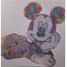 Painting Mon ami Mickey by Schroeder Virginie | Painting Raw art Mixed Portrait Pop icons