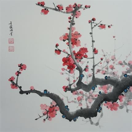 Painting Red melody by Du Mingxuan | Painting