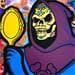 Gemälde Skeletor von Kalo | Gemälde Pop-Art Alltagsszenen Graffiti Collage Posca