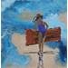 Painting Future flotteuse by Sand | Painting Figurative Life style Acrylic