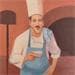 Painting Cocinero by Ramat Manuel | Painting Figurative Portrait Acrylic