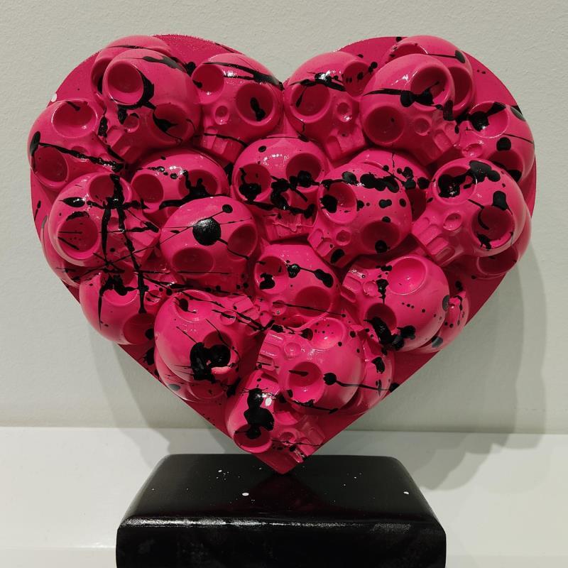 Sculpture Heartskull T4 par VL | Sculpture