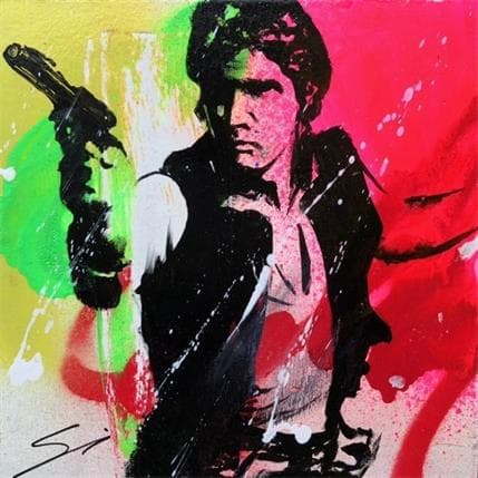 Painting HAN SOLO by Mestres Sergi | Painting  Graffiti Pop icons