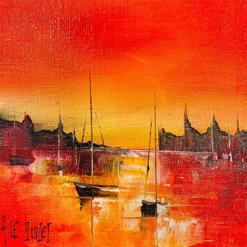 Painting Compo Colmarine 951 by Le Diuzet Albert | Painting  Oil