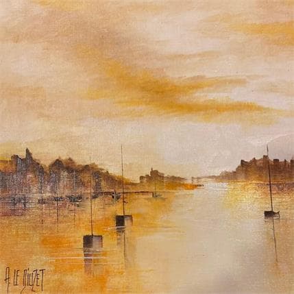 Painting Marine Compo 226 by Le Diuzet Albert | Painting  Oil