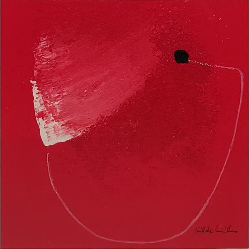 Painting Pam24 by Wilms Hilde | Painting Abstract Mixed Minimalist