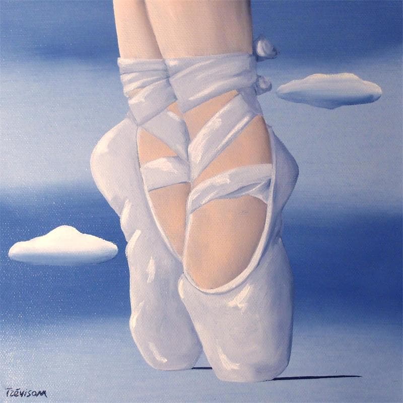 Painting Bailarina(Danseur) by Trevisan Carlo | Painting Surrealism Oil