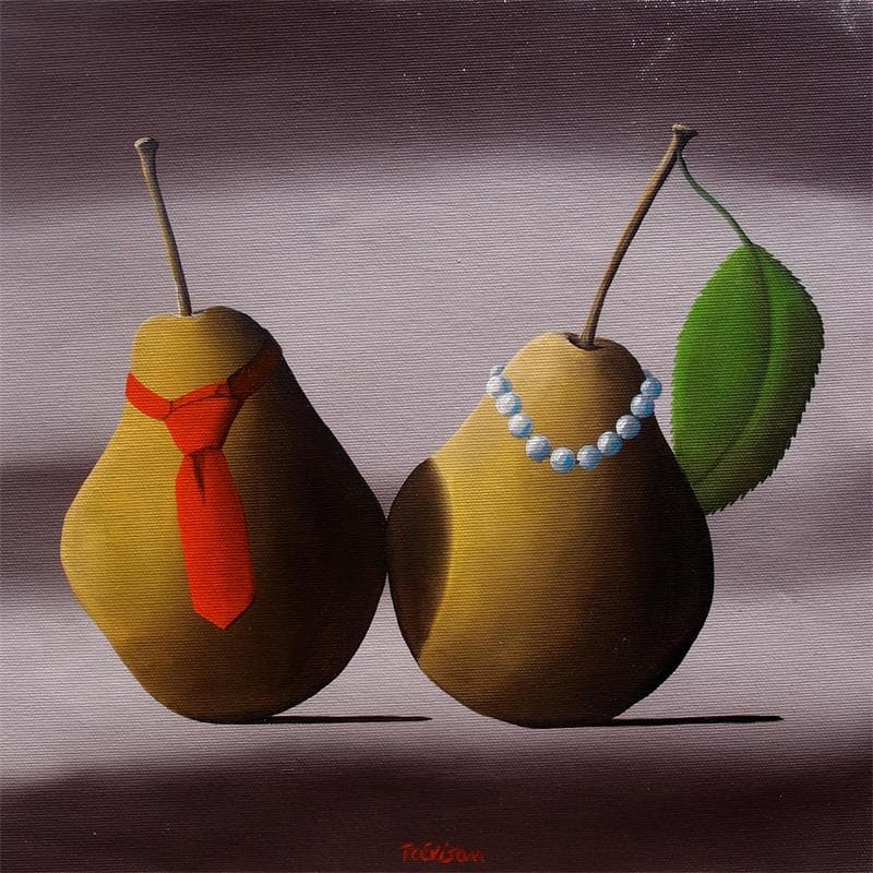 Painting Mr et Ms Willam by Trevisan Carlo | Painting Surrealism Oil Still-life