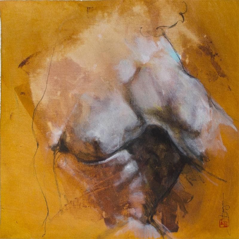 Painting Sculpture 1 by Bergues Laurent | Painting Figurative Acrylic Nude