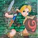 Painting Link by Chauvijo | Painting Figurative Pop icons Graffiti Acrylic Resin