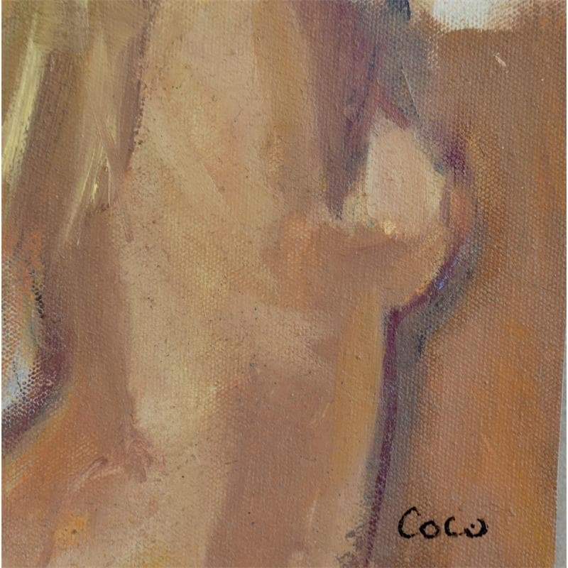 Painting L'amoureux IV by Coline Rohart  | Painting Figurative Nude