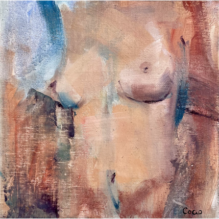 Painting Le monde II by Coco Rohart | Painting Figurative Mixed Nude
