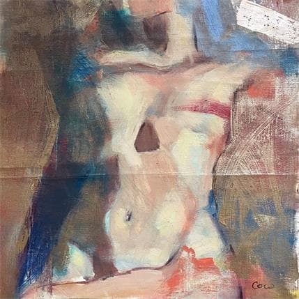 Painting Le pendu by Coco Rohart | Painting Figurative Mixed Nude