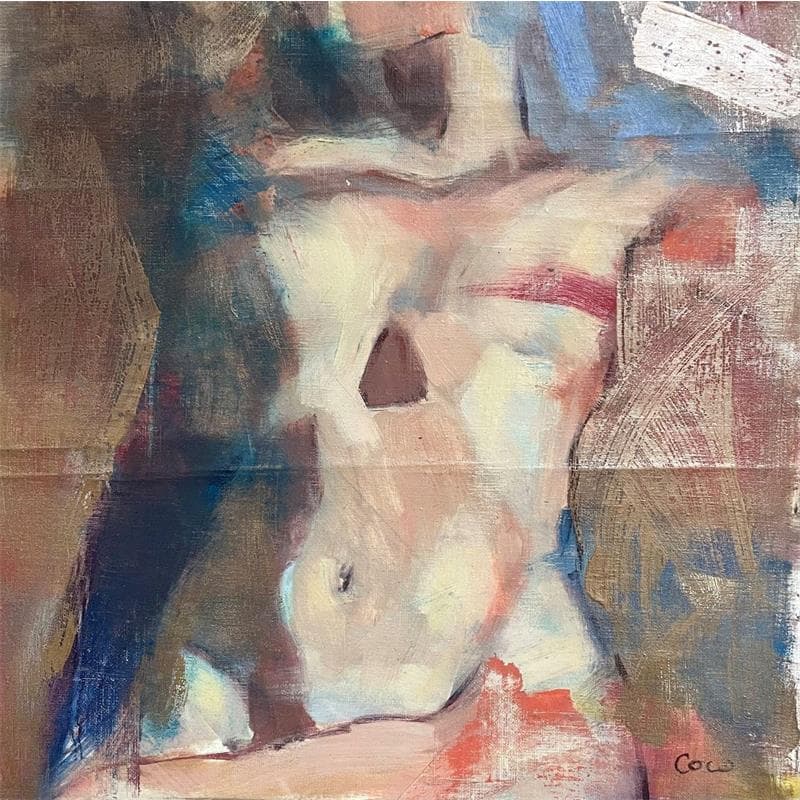 Painting Le pendu by Coline Rohart  | Painting Figurative Nude