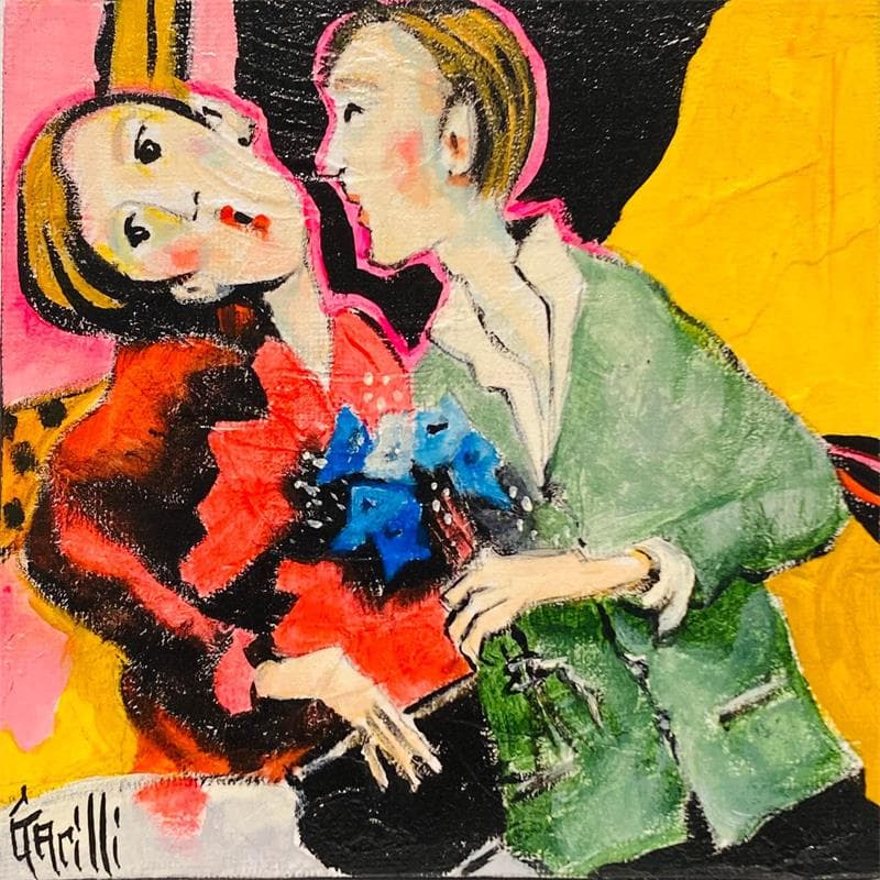 Painting Crasy lovers by Garilli Nicole | Painting