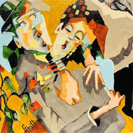 Painting Picassos spring lovers by Garilli Nicole | Painting