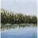 Painting Sur le reflet de l'eau by Pressac Clémence | Painting Figurative Landscapes Oil
