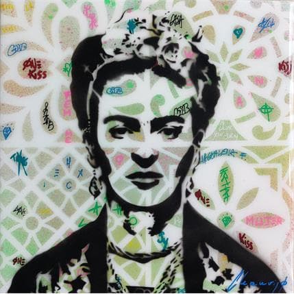 Painting Black Frida by Chauvijo | Painting Figurative Mixed Pop icons