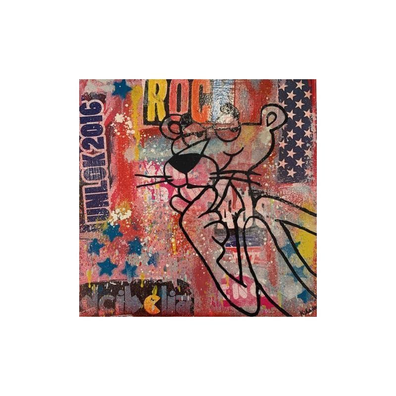 Peinture To be or not to be par Kikayou | Tableau Pop Art Mixte icones Pop