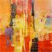 Peinture Kiss of fire 3  par Bonetti | Tableau Abstrait Acrylique