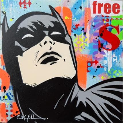 Painting Free by Euger Philippe | Painting Pop art Mixed Pop icons