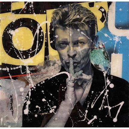 Painting Oh David ! by Nathy | Painting Pop art Mixed Pop icons