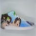 Sculpture L'attaque des Titans by Stef Custom Sneakers | Sculpture Pop art Recycled objects