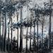 Painting Sous bois 3 by Locoge Alice | Painting Acrylic